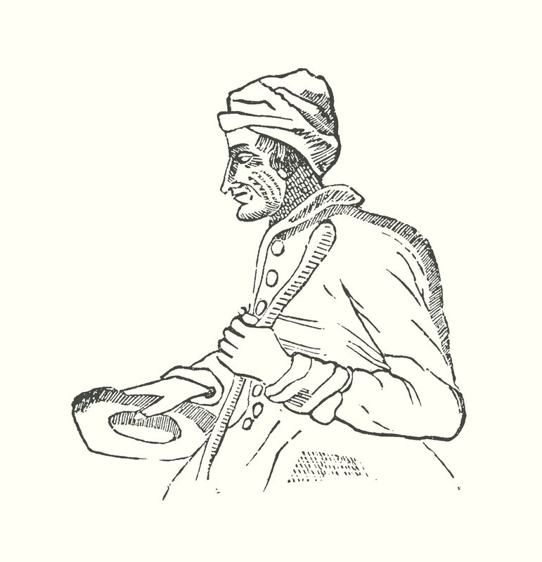 Retrato de Jedediah Buxton (gravura) de American School