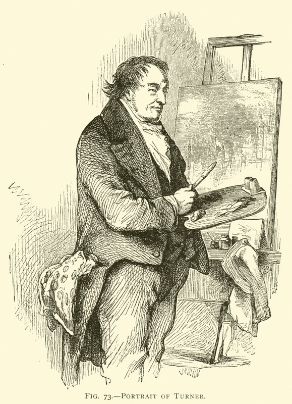 Retrato de Turner (gravura) de American School