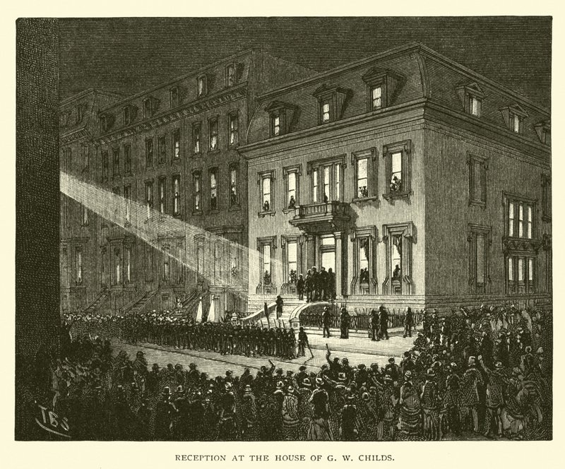 Recepção na Casa de GW Childs de American School