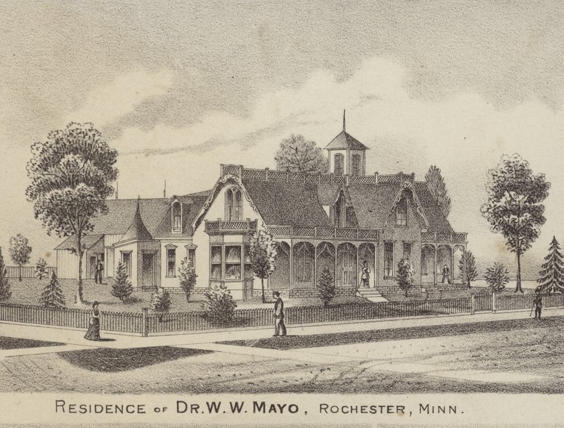 Residência do Dr. WW Mayo, Rochester, Minnesota, EUA de American School