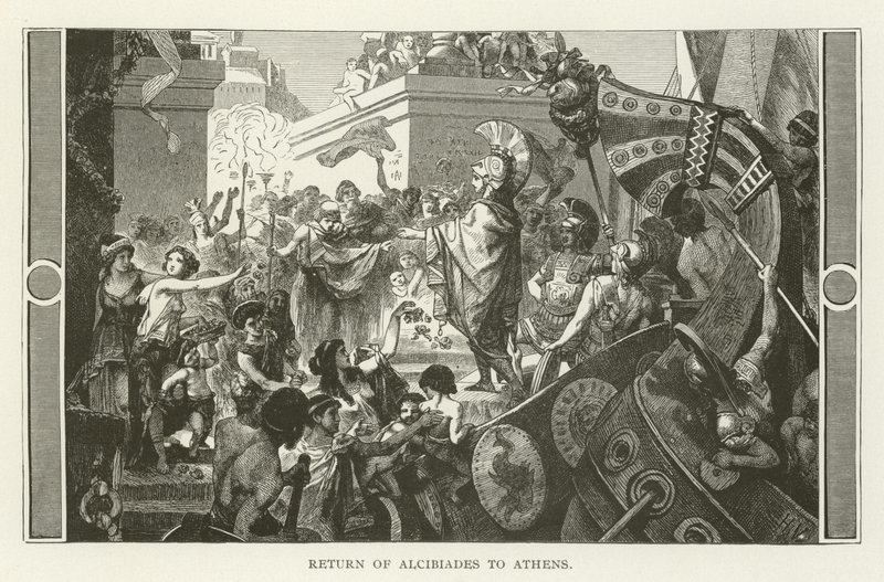 Regresso de Alcibíades para Atenas de American School