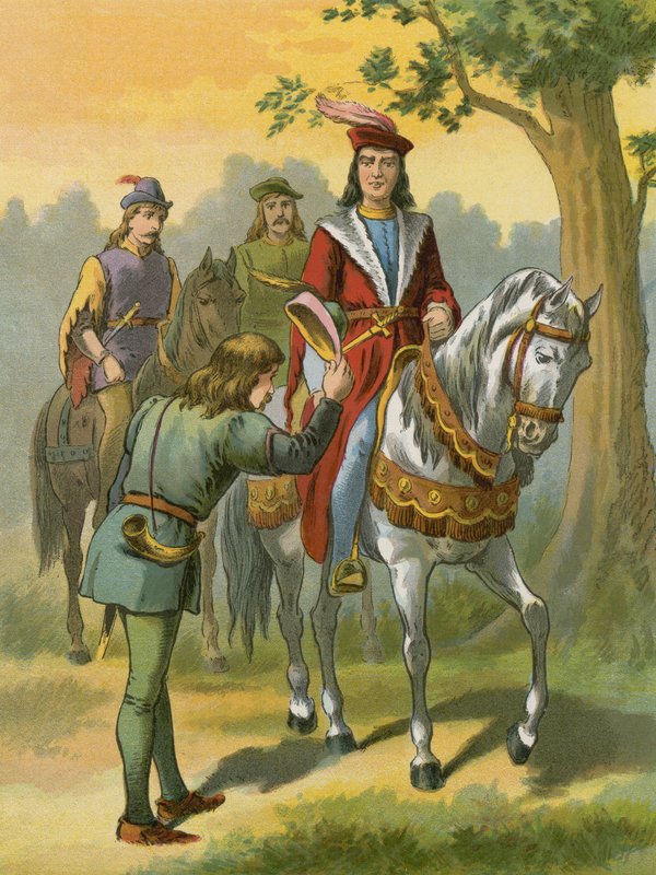 Robin Hood atende Sir Richard do Lea de American School
