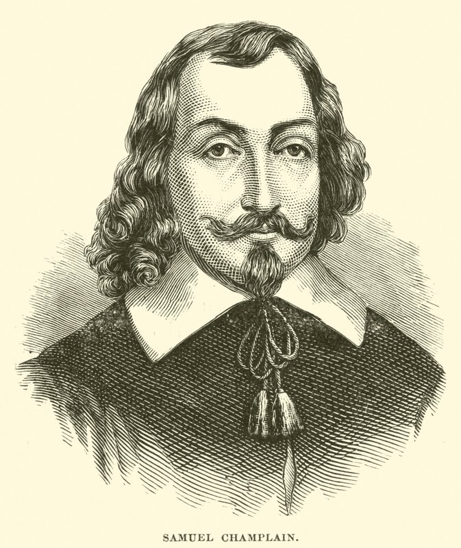 Samuel Champlain (gravura) de American School