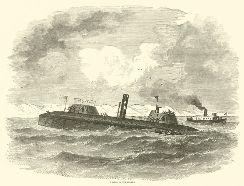 Naufrágio do Keokuk, julho de 1863 de American School