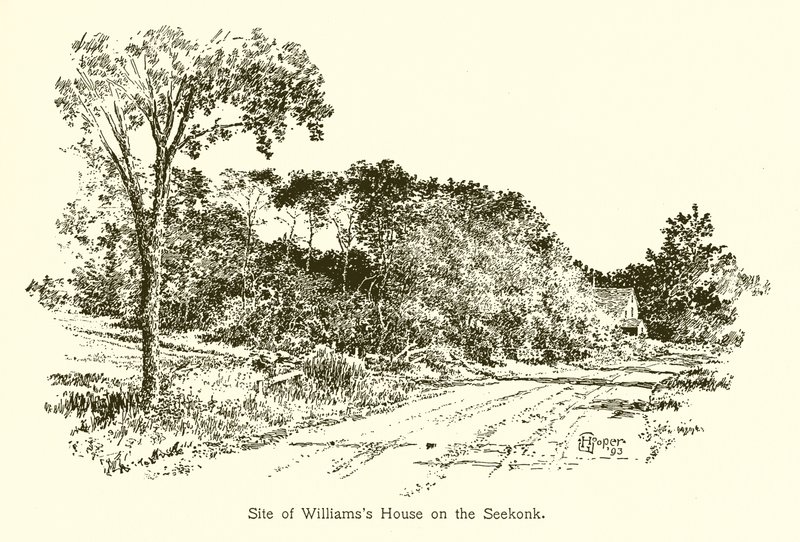 Site da Williamss House no Seekonk de American School