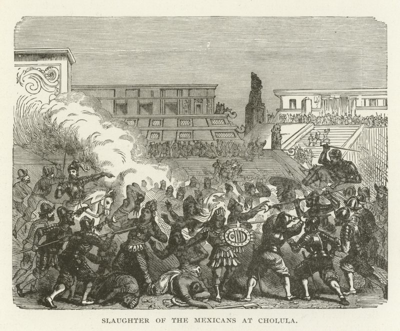 Massacre dos mexicanos em Cholula de American School