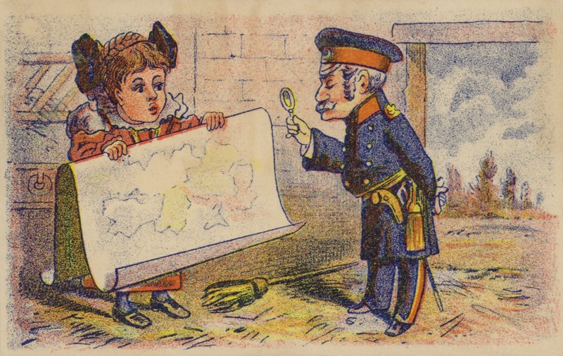 Mapa de leitura de soldado de American School