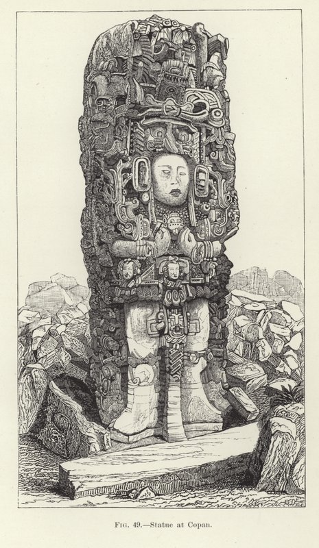 Estátua em copan de American School