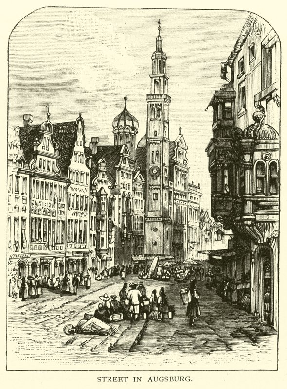 Rua em Augsburgo de American School