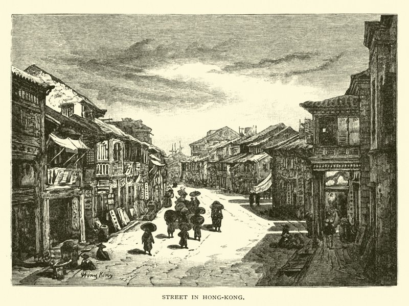 Rua em Hong-Kong de American School
