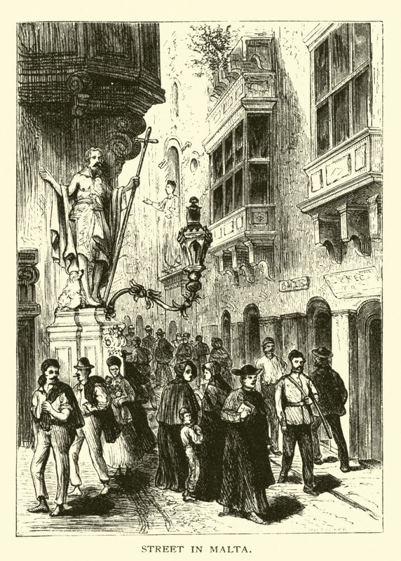 Rua, em, malta de American School