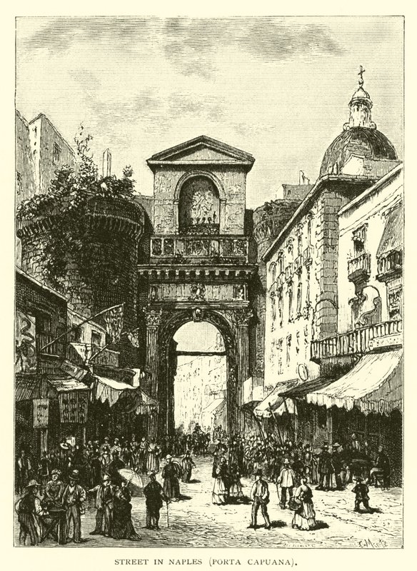 Rua em Nápoles, Porta Capuana de American School