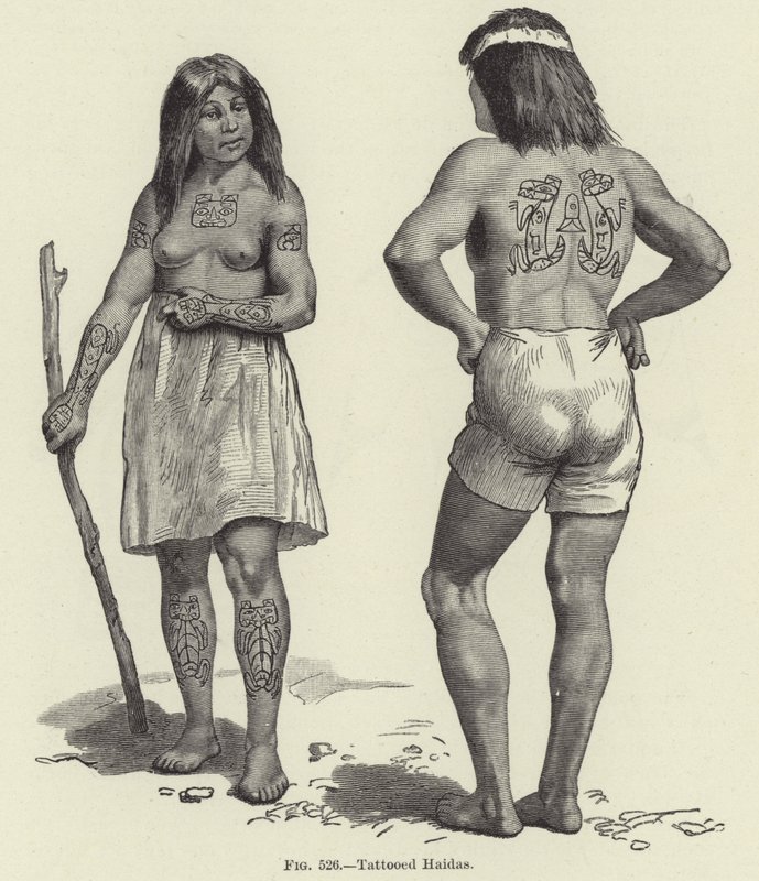 Haidas tatuado de American School