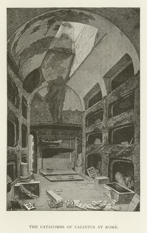 As Catacumbas de Calisto em Roma de American School