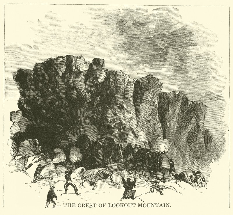A crista da montanha da vigia, novembro de 1863 de American School