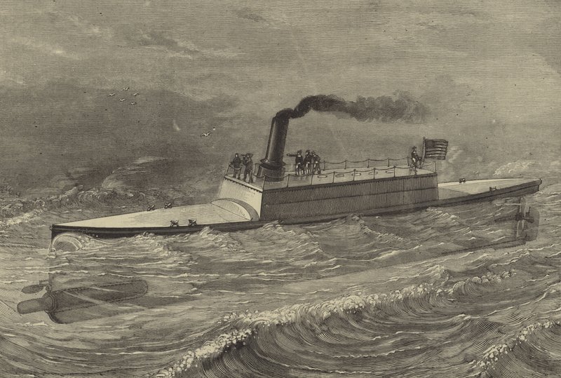 O Destruidor, navio-torpedo do Capitão Ericsson de American School