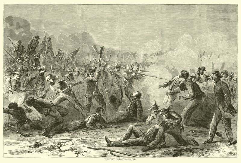 O massacre de Fort Pillow, abril de 1864 de American School