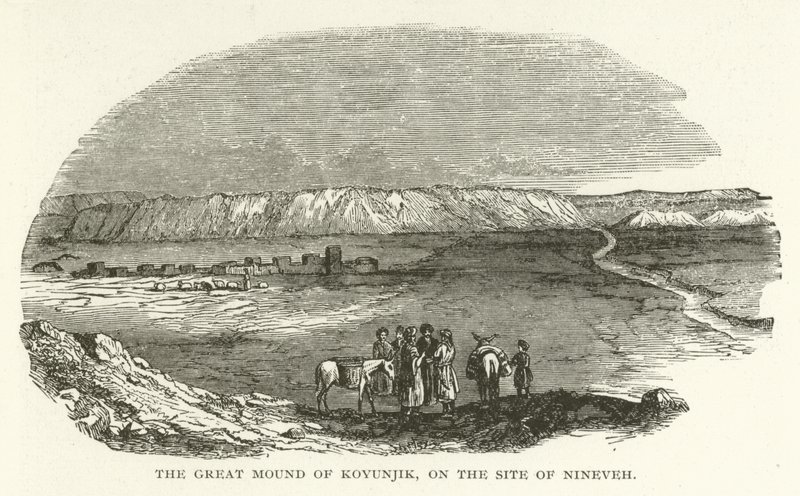 O Grande Monte de Koyunjik, no site de Nínive de American School