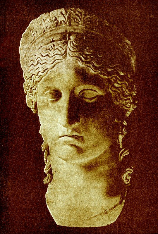 O Juno Ludovisi, ilustração da História da Grécia por Victor Duruy, publicado em 1890 (imagem digitalmente melhorada) de American School