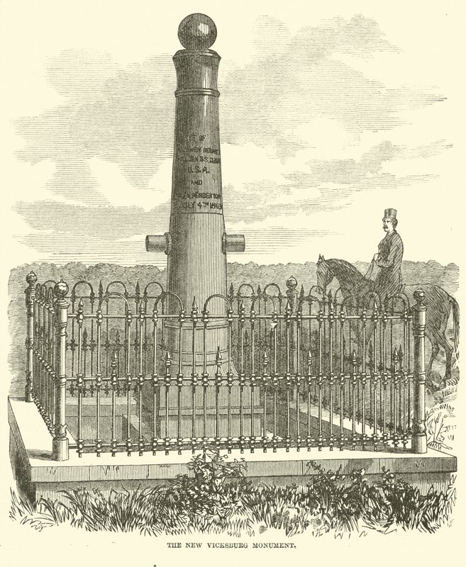 O novo monumento de Vicksburg, julho de 1863 de American School