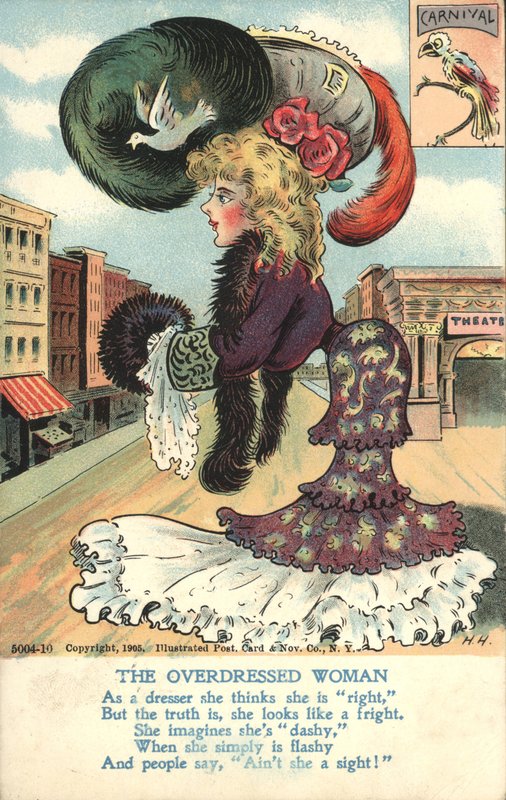 A Mulher Bem Vestida (cor litho) de American School