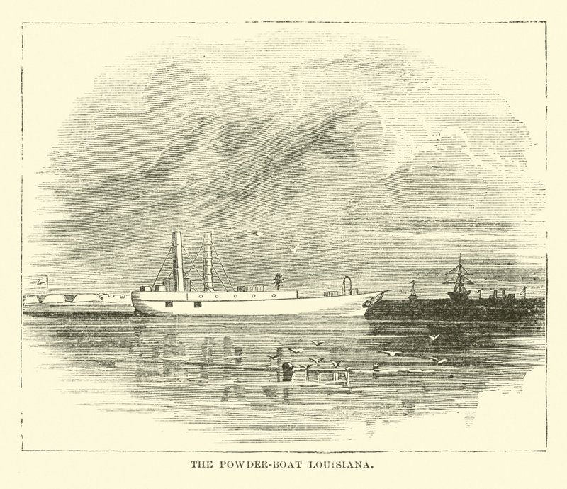 O barco em pó Louisiana, dezembro de 1864 de American School