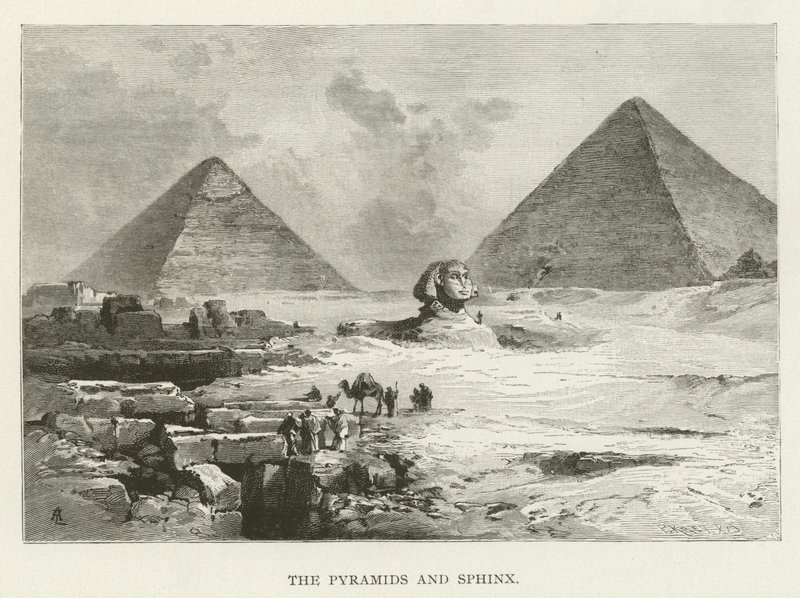 As pirâmides e a esfinge de American School