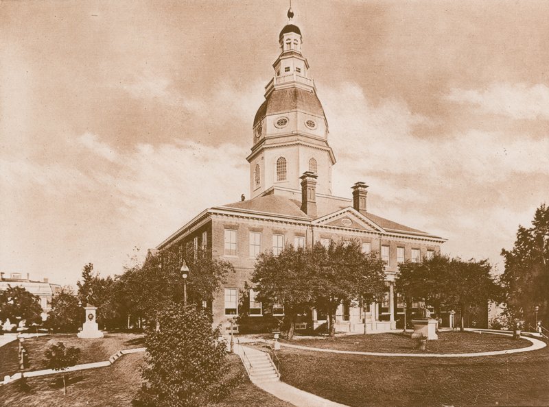 The State House, Annapolis (fotogravura) de American School