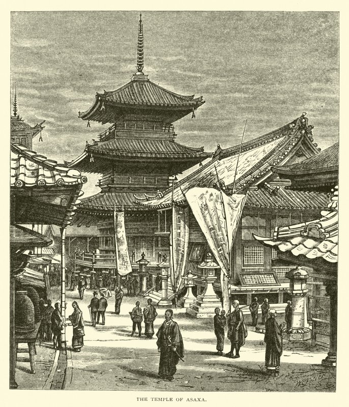 O templo de Asaxa de American School