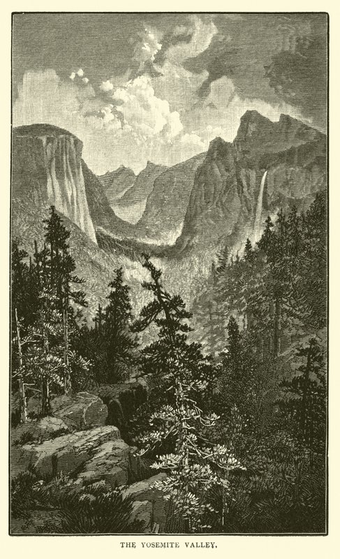 O vale de Yosemite de American School