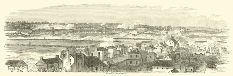 O ataque a Maryes Hill, em dezembro de 1862 de American School
