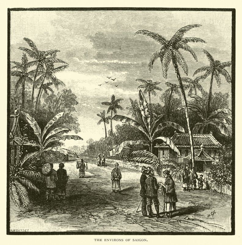 Os arredores de Saigon de American School