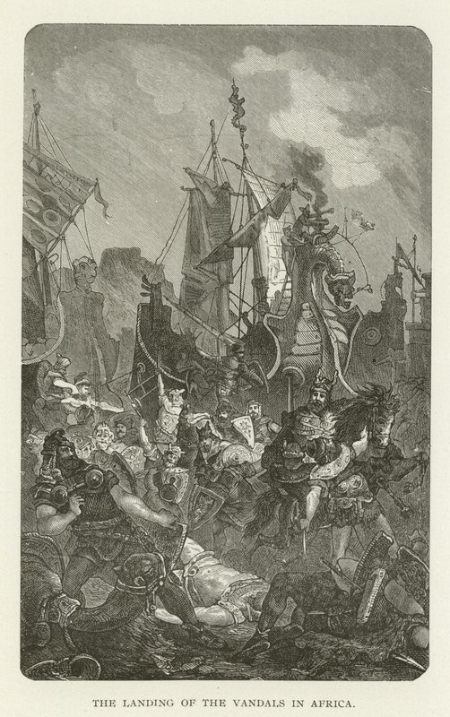 O desembarque dos vândalos na África de American School
