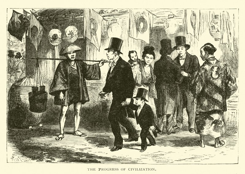 O progresso da civilização de American School