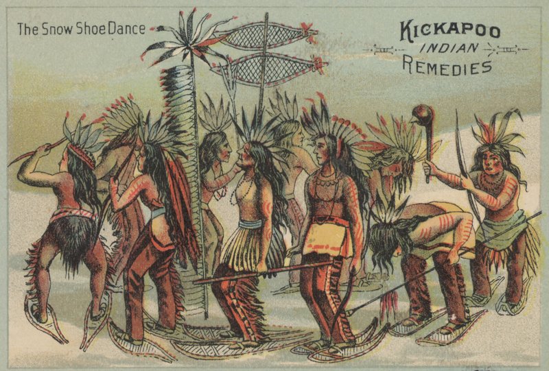 A dança dos sapatos de neve (chromolitho) de American School
