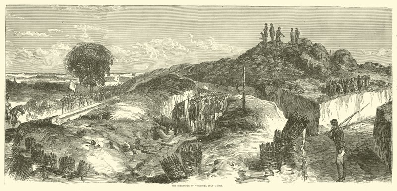 A rendição de Vicksburg, 4 de julho de 1863, julho de 1863 de American School