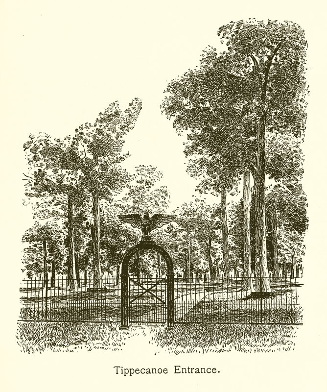 Entrada de Tippecanoe, general William Henry Harrison de American School