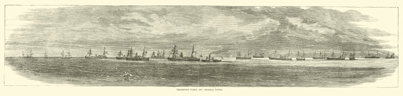 Frota de transporte fora do ponto federal, dezembro de 1864 de American School