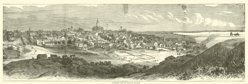 Vicksburg das colinas em sua retaguarda, maio de 1863 de American School