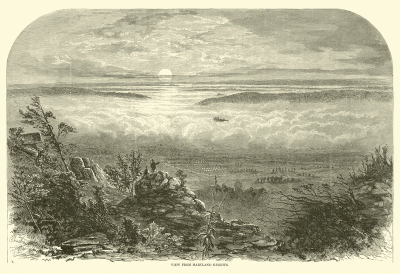 Vista de Maryland Heights, setembro de 1862 de American School