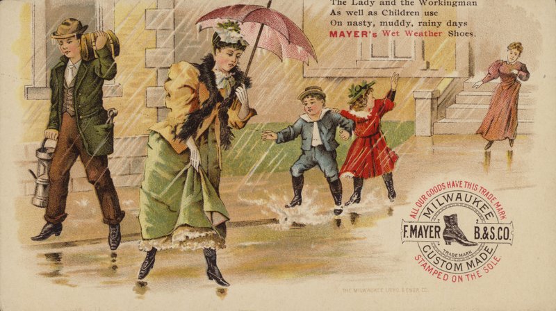 Andando e pulando na chuva de American School