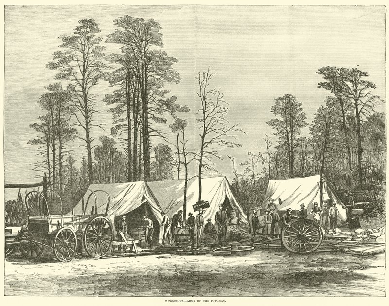 Workshops, Exército do Potomac, maio de 1864 de American School