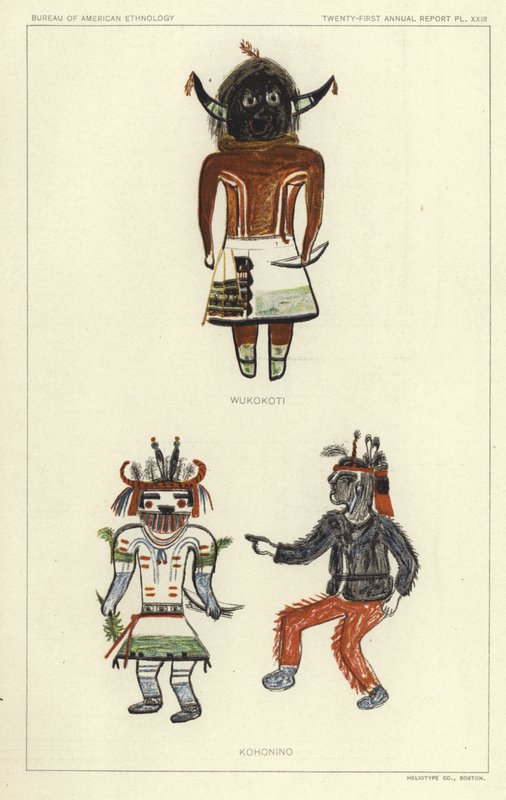 Wukokoti, Kohonino (litografia a cores) de American School