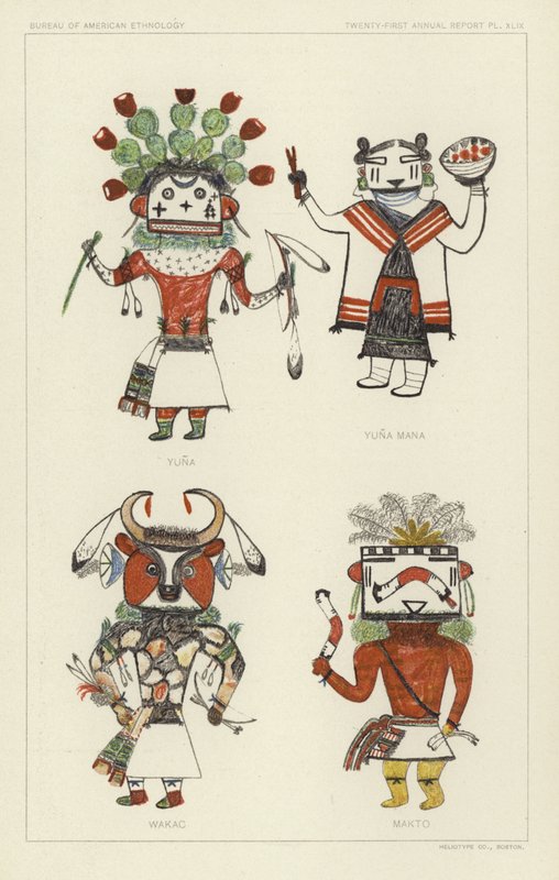 Yuna, Yuna Mana, Wakac, Makto (litografia a cores) de American School