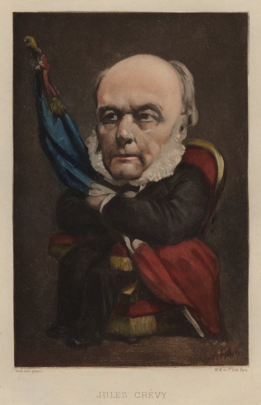 Jules Grevy, estadista francês de Andre Gill