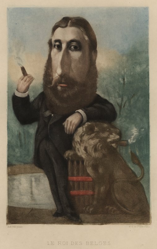 Leopoldo II, rei dos belgas de Andre Gill