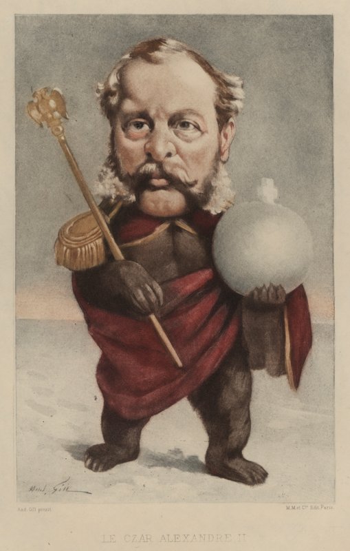 Czar alexander ii da rússia de Andre Gill