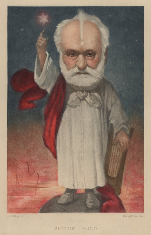 Victor Hugo, poeta francês, romancista e dramaturgo de Andre Gill