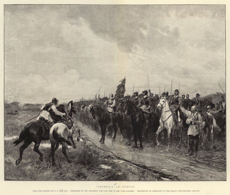 Cromwell na Dunbar de Andrew Carrick Gow