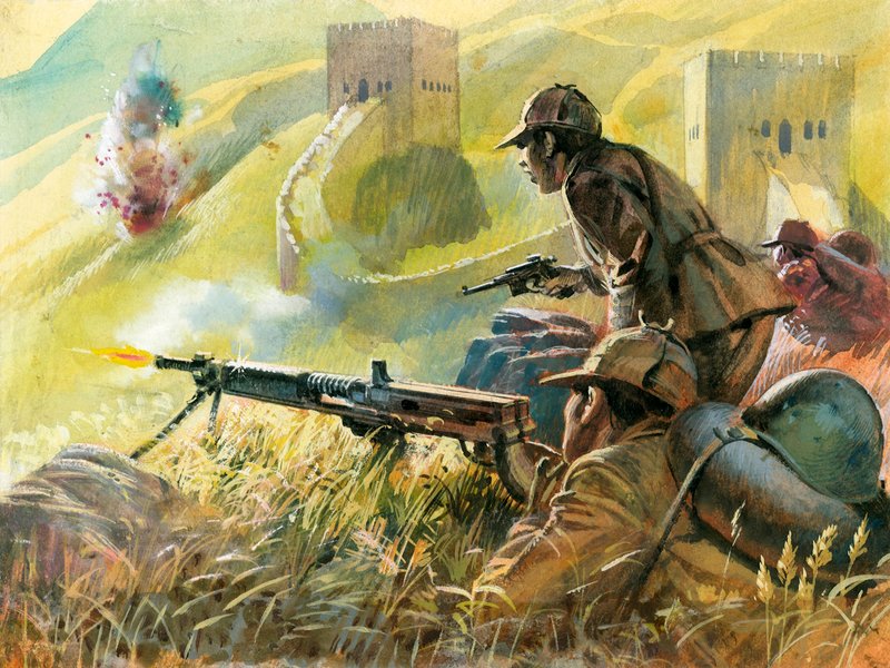 Lutar ao lado da Grande Muralha da China de Andrew Howat